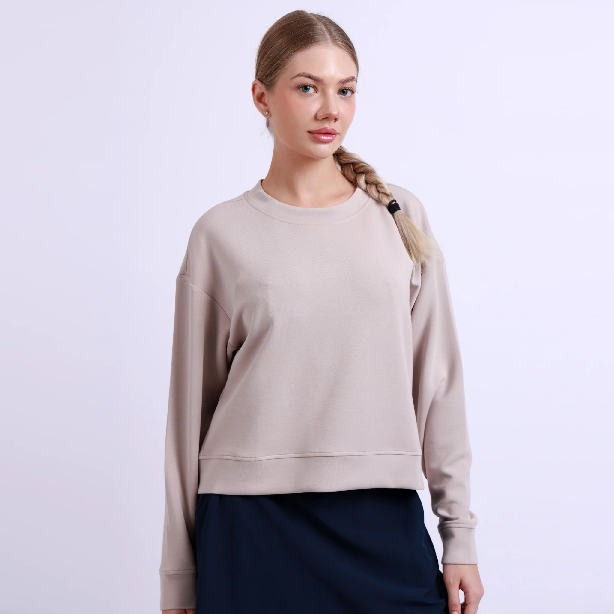 Sienna Cropped Crewneck - Image 3